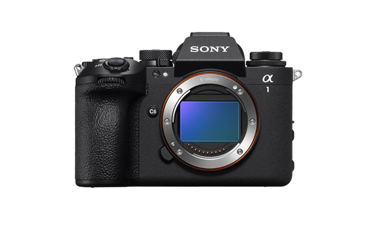 Góc nhìn mặt trước Sony α1 II