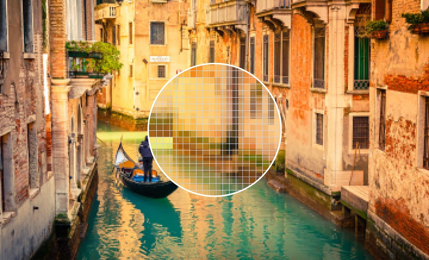 Hình ảnh Full HD của một con kênh ở Venice