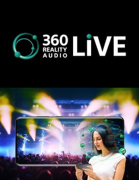 Hình ảnh cho thấy 360 Reality Audio Live trên di động.