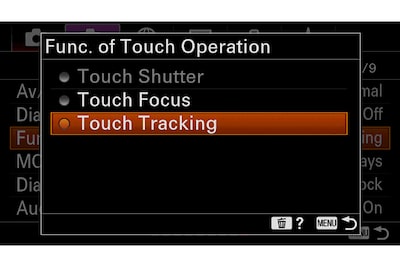 Touch Tracking sẽ bật Theo dõi trong thời gian thực