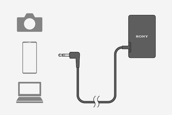 Hình ảnh sản phẩm giắc cắm âm thanh 3,5 mm và đầu cắm USB trên bộ thu